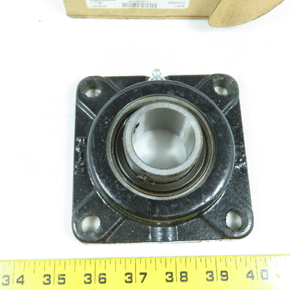 Rexnord F3S223E Link-Belt 4-Bolt Flange Mount Ball Bearing Unit 1-7/16" Bore