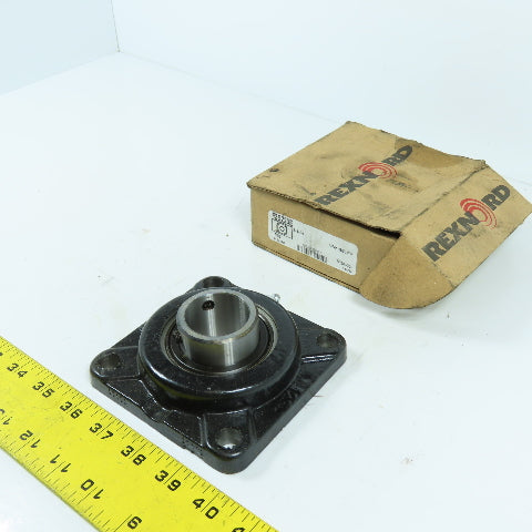 Rexnord F3S223E Link-Belt 4-Bolt Flange Mount Ball Bearing Unit 1-7/16" Bore