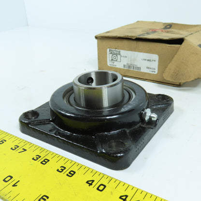 Rexnord F3S223E Link-Belt 4-Bolt Flange Mount Ball Bearing Unit 1-7/16" Bore