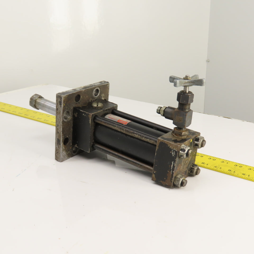 Hanna MF52HNC2.00 Double Acting Hydraulic Cylinder W/ Valve 2" Bore 4" Stroke