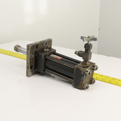 Hanna MF52HNC2.00 Double Acting Hydraulic Cylinder W/ Valve 2" Bore 4" Stroke