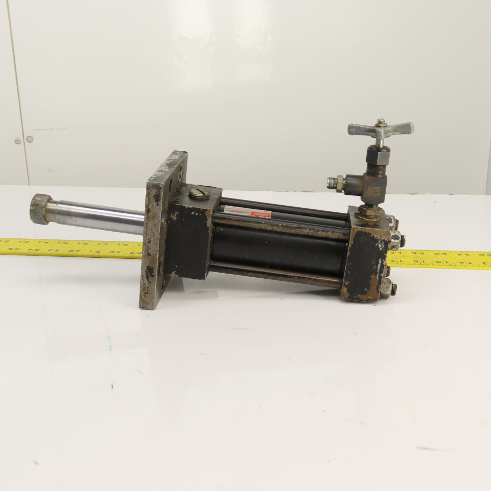 Hanna MF52HNC2.00 Double Acting Hydraulic Cylinder W/ Valve 2" Bore 4" Stroke