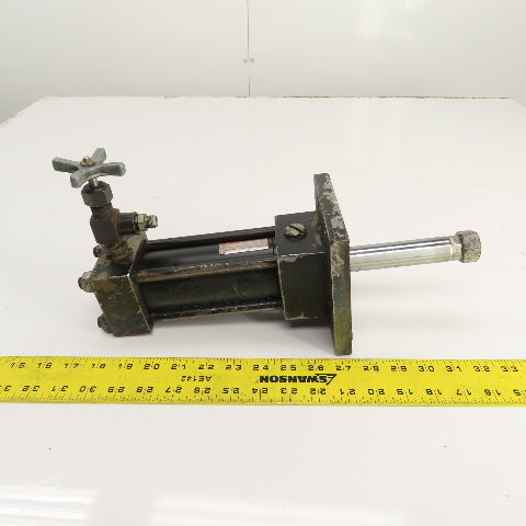 Hanna MF52HNC2.00 Double Acting Hydraulic Cylinder W/ Valve 2" Bore 4" Stroke