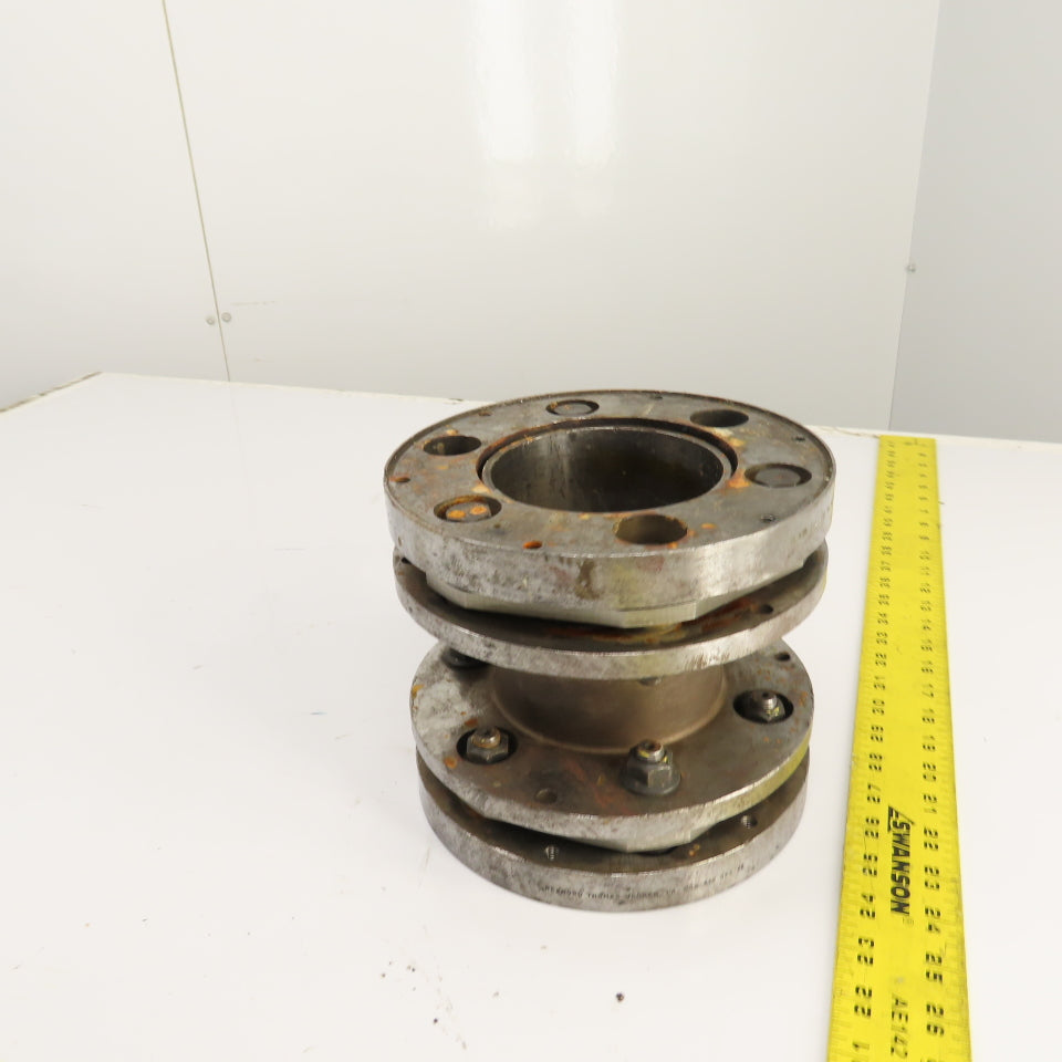 Rexnord Thomas 412 Ser 71 Flexible Elements Disc Coupling 4-3/16" Smooth Bore