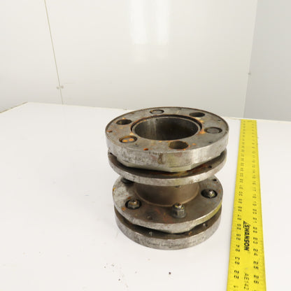 Rexnord Thomas 412 Ser 71 Flexible Elements Disc Coupling 4-3/16" Smooth Bore