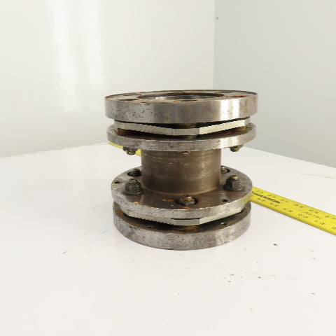 Rexnord Thomas 412 Ser 71 Flexible Elements Disc Coupling 4-3/16" Smooth Bore