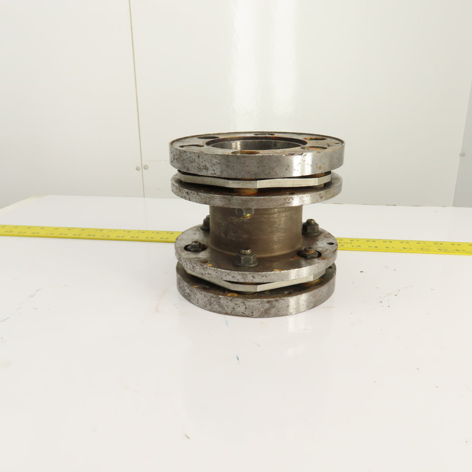 Rexnord Thomas 412 Ser 71 Flexible Elements Disc Coupling 4-3/16" Smooth Bore