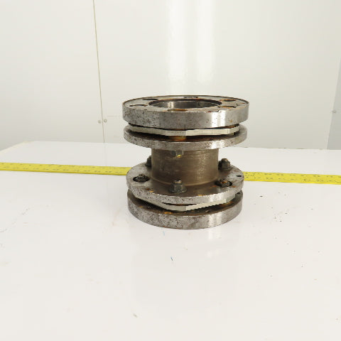 Rexnord Thomas 412 Ser 71 Flexible Elements Disc Coupling 4-3/16" Smooth Bore