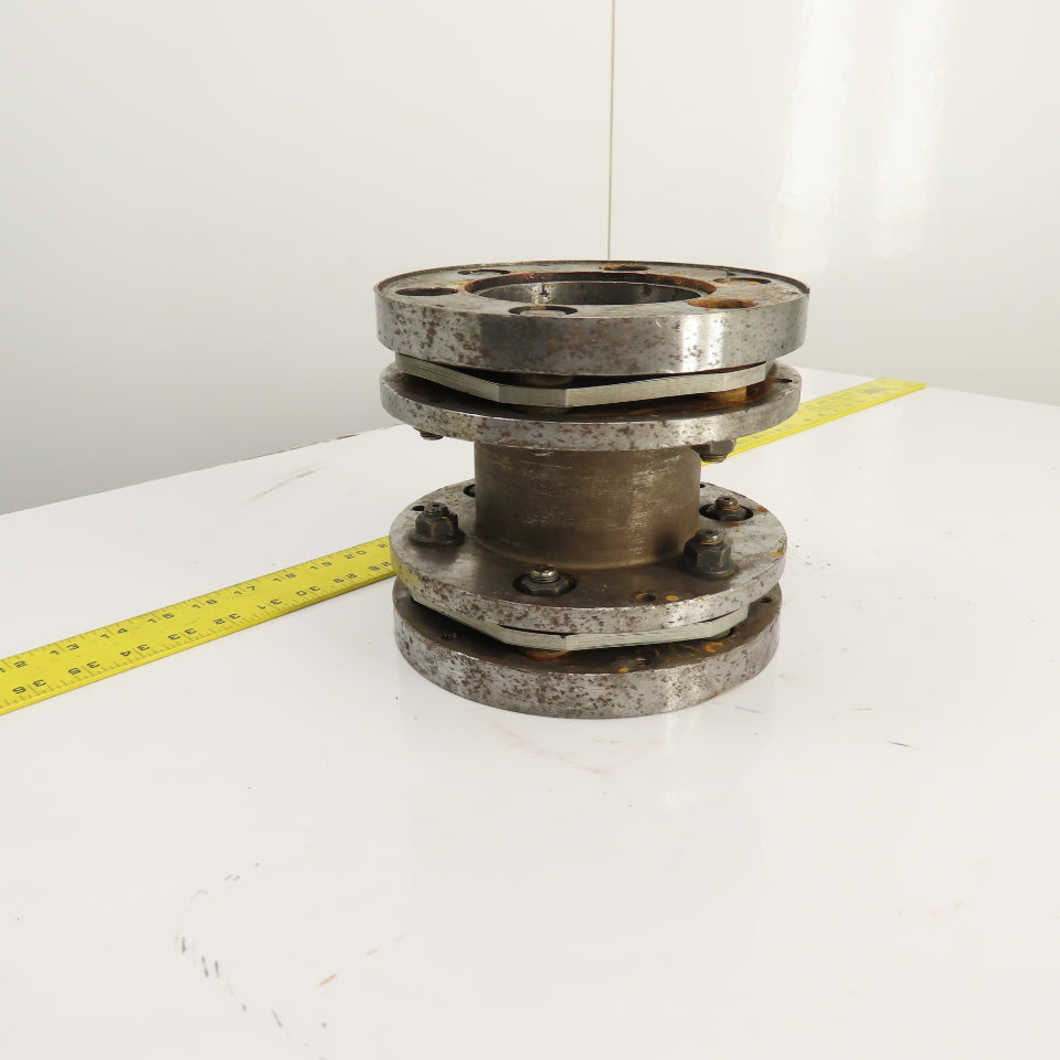 Rexnord Thomas 412 Ser 71 Flexible Elements Disc Coupling 4-3/16" Smooth Bore