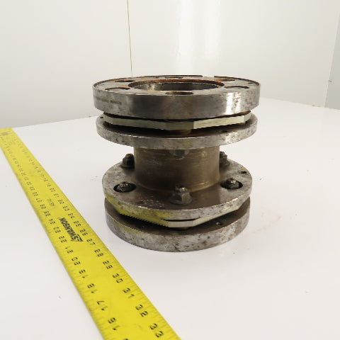 Rexnord Thomas 412 Ser 71 Flexible Elements Disc Coupling 4-3/16" Smooth Bore