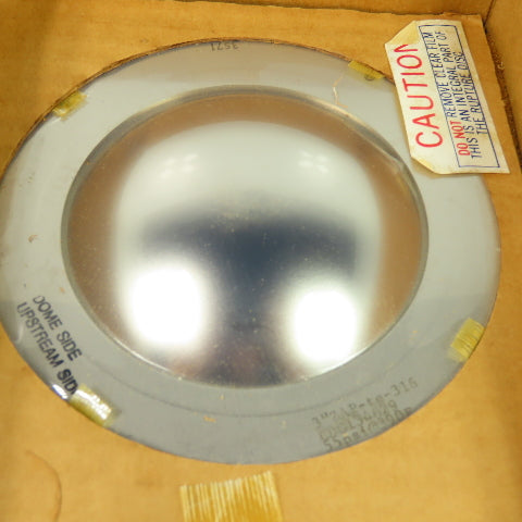 Continental Disk ZAP 3" Rupture Disk TEF-316-316-316 55 PSIG @ 390°F
