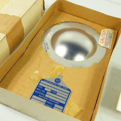 Continental Disk ZAP 3" Rupture Disk TEF-316-316-316 55 PSIG @ 390°F