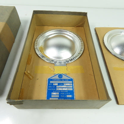 Continental Disk STD 3" Rupture Disk AL-TEF 54 PSIG @ 72°F Lot Of 2