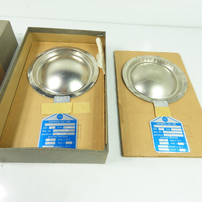 Continental Disk STD 3" Rupture Disk NI-TEF 80 PSIG @ 72°F Lot Of 2