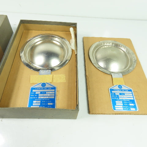 Continental Disk STD 3" Rupture Disk NI-TEF 80 PSIG @ 72°F Lot Of 2