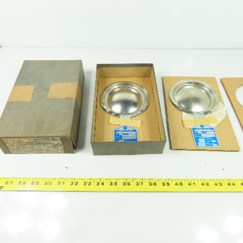 Continental Disk STD 3" Rupture Disk NI-TEF 55 PSIG @ 72°F Lot Of 2