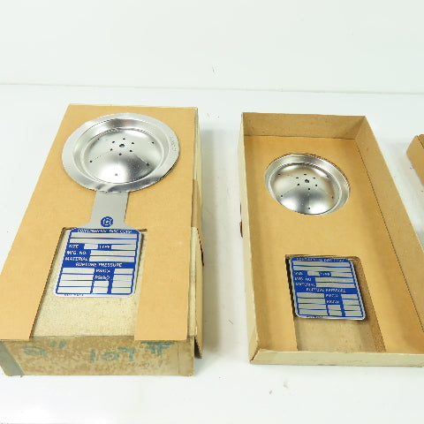 Continental Disk CDCV 2" Rupture Disk 316-AG-316 109 PSIG @ 72°F Lot Of 2