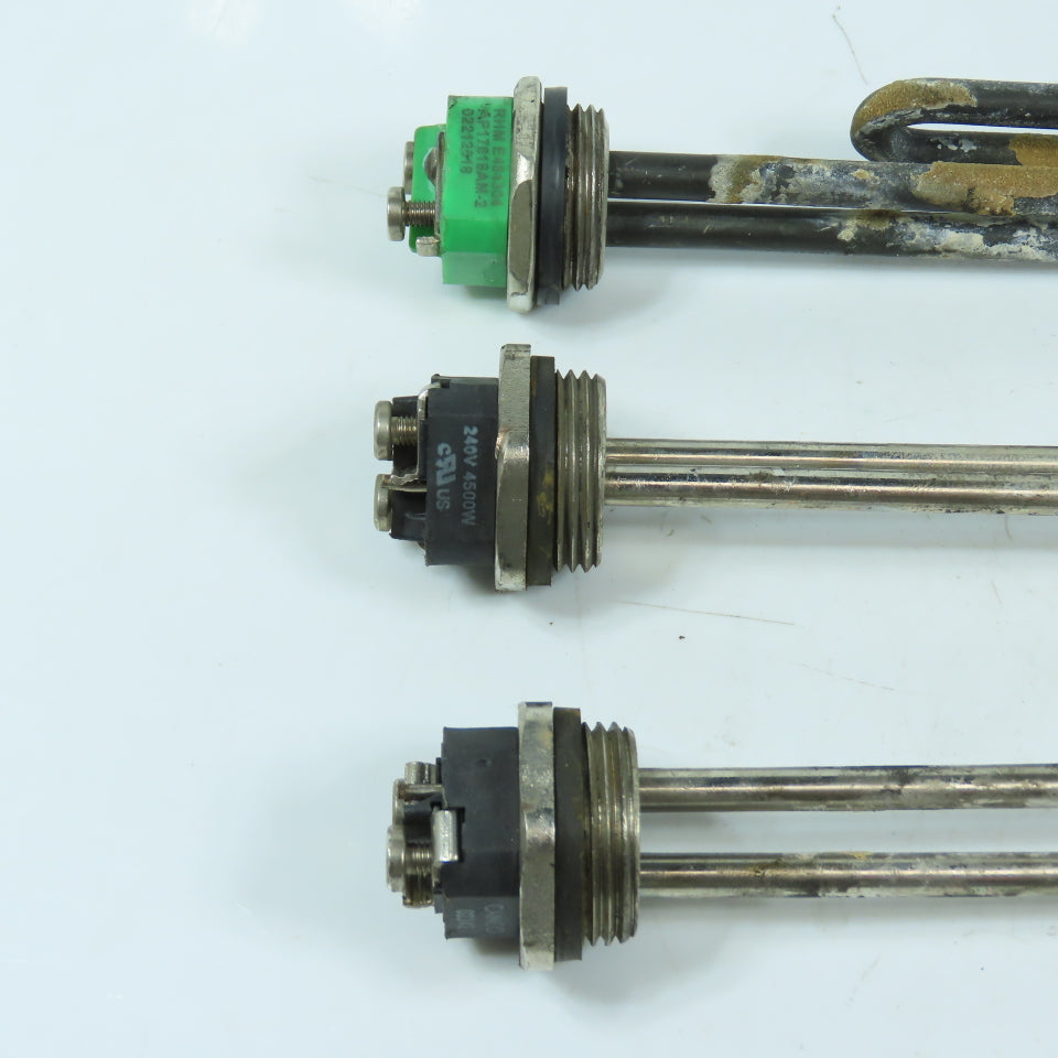240V 4500W Screw Plug Immersion Heaters Lot Of 3