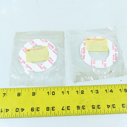 W.L. Gore 03056946 GR1801 .25X150RG Gaskets 1-1/4" x 150LB x 1/8" GOR Lot Of 2