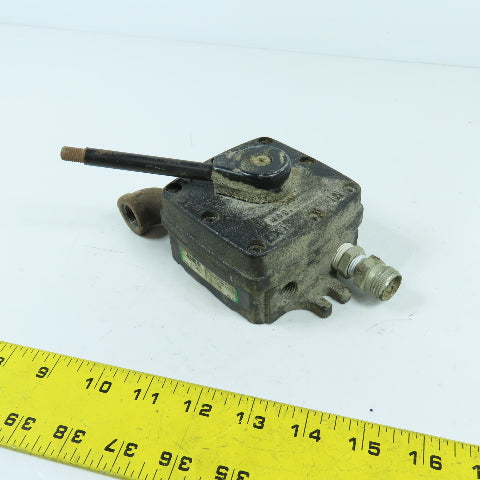 Speedaire 6X366 Manual Air Control Valve 4-Way / 3-Position 1/2" NPT 150PSI