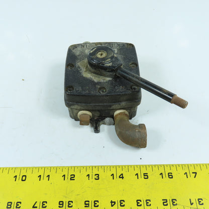 Speedaire 6X366 Manual Air Control Valve 4-Way / 3-Position 1/2" NPT 150PSI