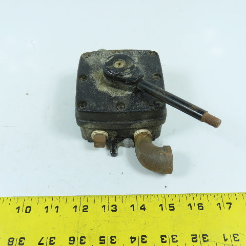 Speedaire 6X366 Manual Air Control Valve 4-Way / 3-Position 1/2" NPT 150PSI