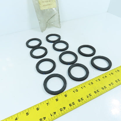 PT Coupling Co. B05 BUNA BDL10 2" ID X 2-5/8" OD x 1/4" Gaskets Lot Of 10