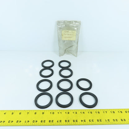 PT Coupling Co. B05 BUNA BDL10 2" ID X 2-5/8" OD x 1/4" Gaskets Lot Of 10