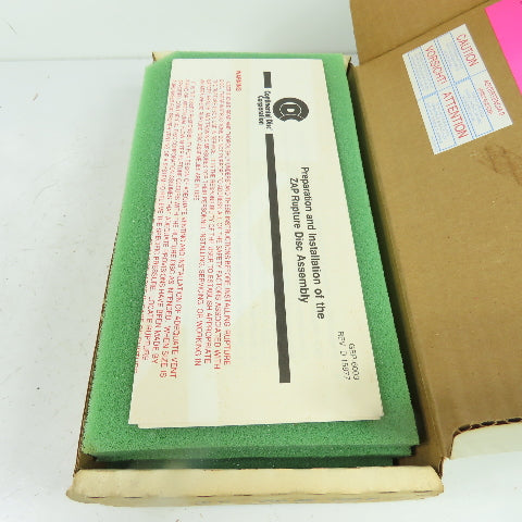 Continental Disk ZAP-L 2" Rupture Disk 316-316-316-Teflon 70 PSIG @72°F