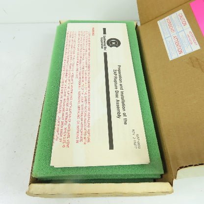 Continental Disk ZAP-L 2" Rupture Disk 316-316-316-Teflon 70 PSIG @72°F