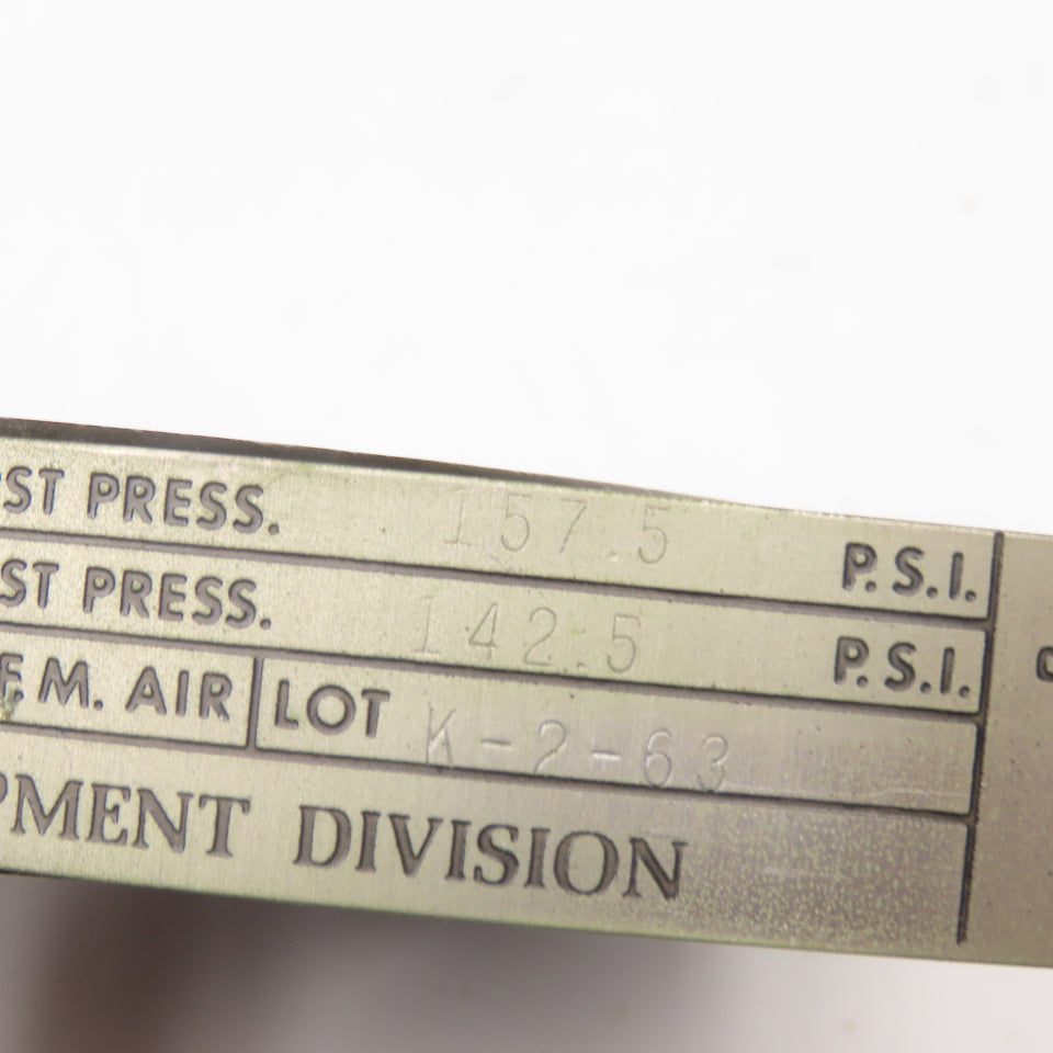 Carborundum 2" Graphite Rupture Disc 157.5PSI 70°F 8900STD CFM Air