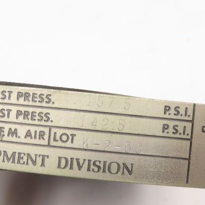 Carborundum 2" Graphite Rupture Disc 157.5PSI 70°F 8900STD CFM Air