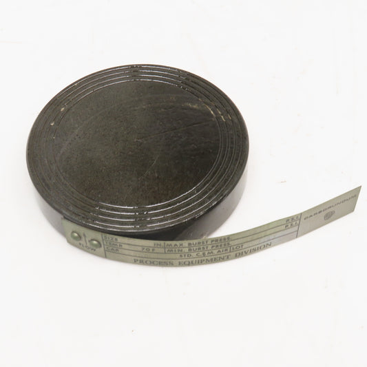 Carborundum 2" Graphite Rupture Disc 157.5PSI 70°F 8900STD CFM Air