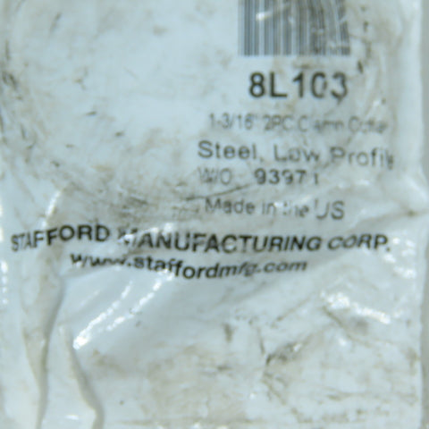 Stafford 8L100, 8L102, 8L103, 8L107 2 Piece Steel Shaft Clamp Collar Mixed Lot/7
