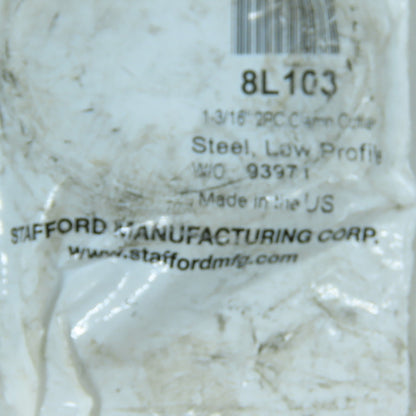 Stafford 8L100, 8L102, 8L103, 8L107 2 Piece Steel Shaft Clamp Collar Mixed Lot/7