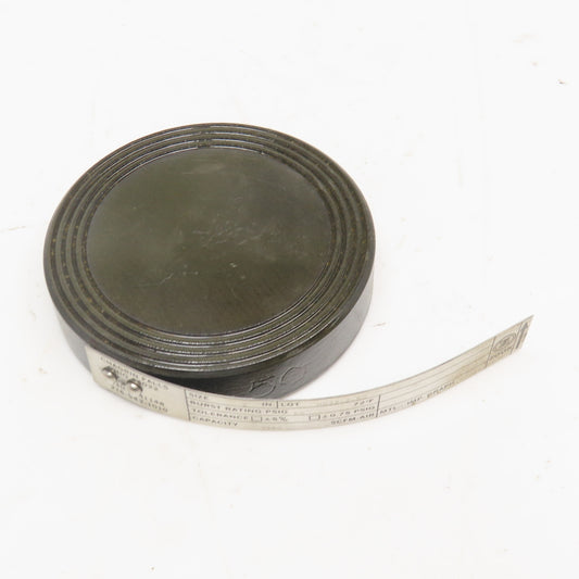 Zook 2" Graphite Rupture Disc 50PSI 72°F 3550 STD CFM Air