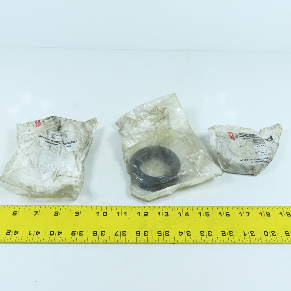 Stafford 8L112 1-3/4" 2 Piece Steel Shaft Clamp Collar Lot of 3