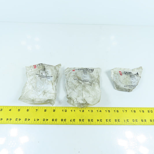 Stafford 8L112 1-3/4" 2 Piece Steel Shaft Clamp Collar Lot of 3