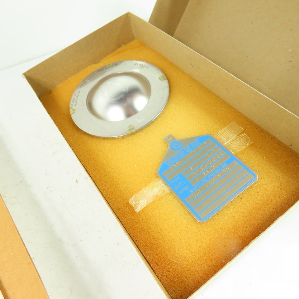 Continental Disk ZAP-L 2" Rupture Disk TEF-316-316-316 50.0 PSIG @ 72°F