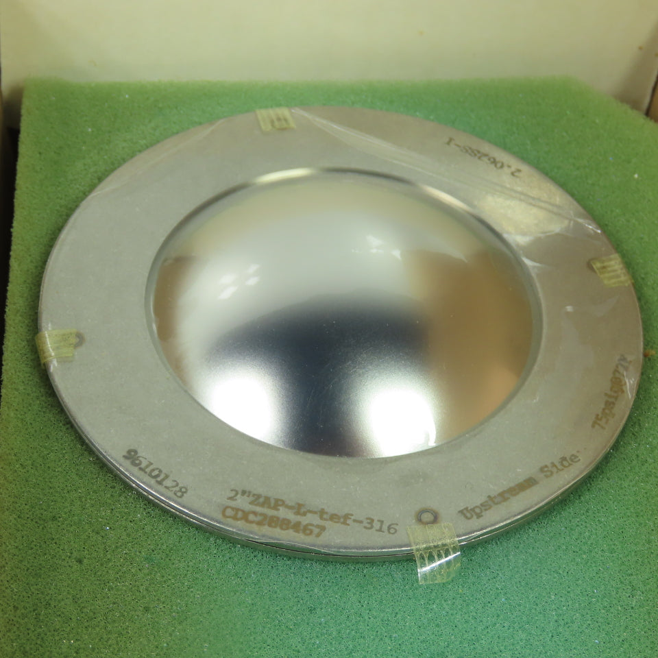Continental Disk ZAP-L 2" Rupture Disk TEFLON-316-316-316 75 PSIG @ 72°F