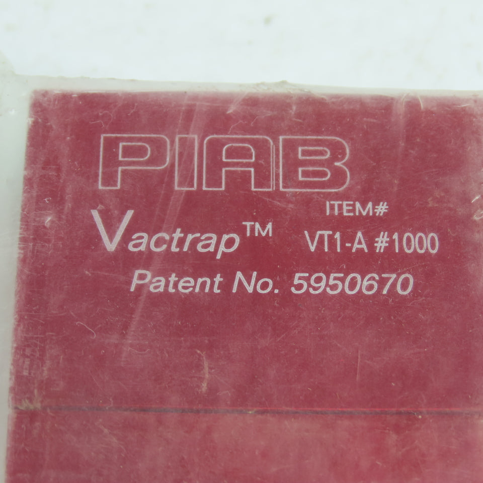 Piab VT1-A #1000 Vactrap Vacuum Check Valve