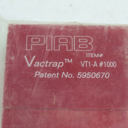 Piab VT1-A #1000 Vactrap Vacuum Check Valve