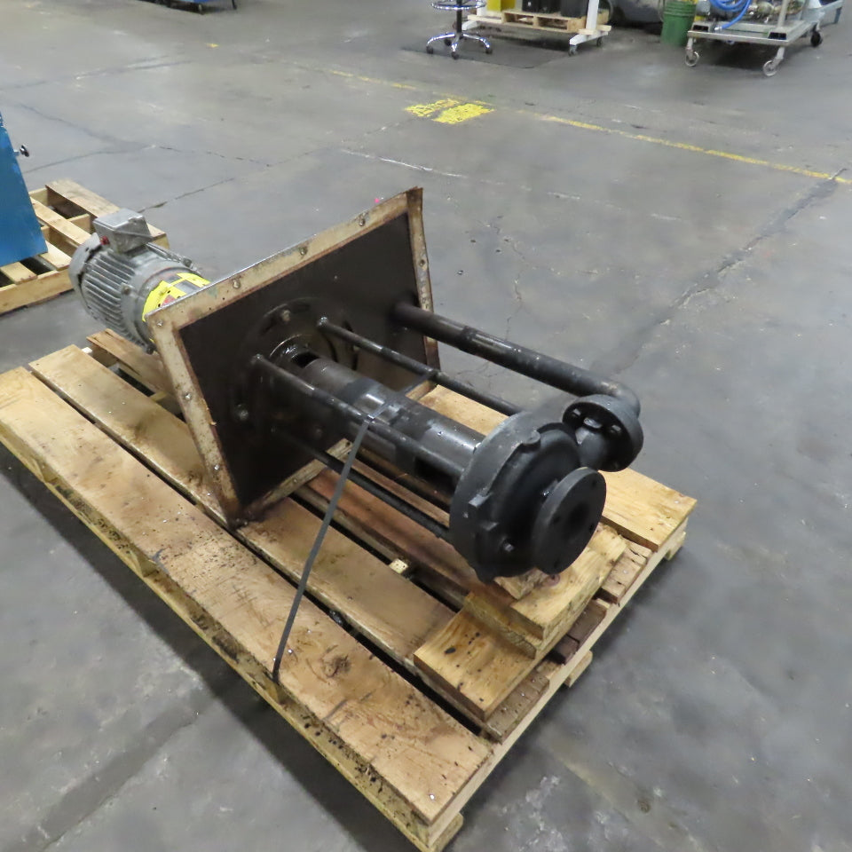 Gusher TCL2x3-8SEL-12-CDM-ADP Vertical End Suction Pump 460V 3PH 120GPM 50' Head