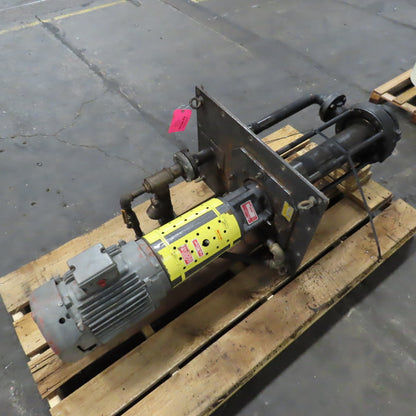 Gusher TCL2x3-8SEL-12-CDM-ADP Vertical End Suction Pump 460V 3PH 120GPM 50' Head