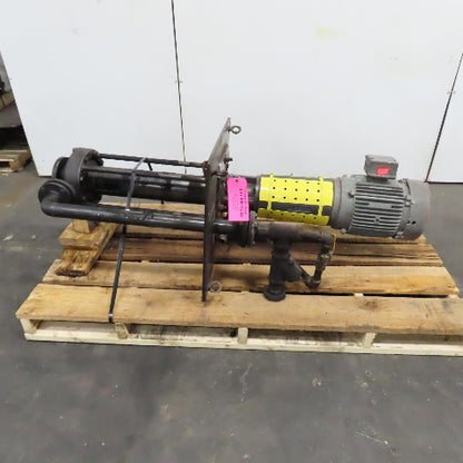 Gusher TCL2x3-8SEL-12-CDM-ADP Vertical End Suction Pump 460V 3PH 120GPM 50' Head