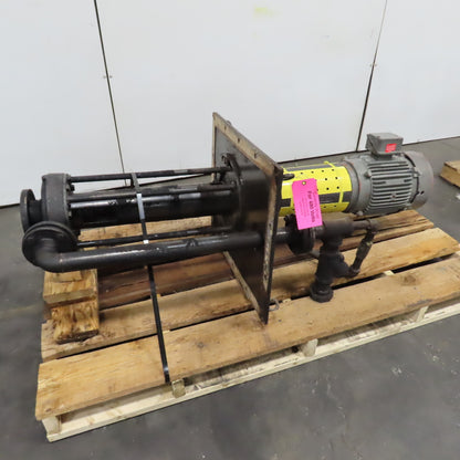 Gusher TCL2x3-8SEL-12-CDM-ADP Vertical End Suction Pump 460V 3PH 120GPM 50' Head