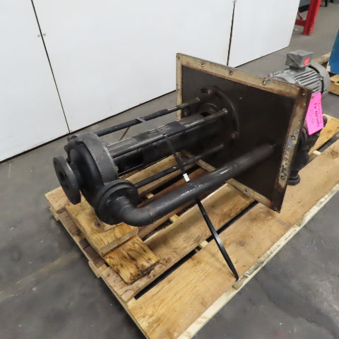 Gusher TCL2x3-8SEL-12-CDM-ADP Vertical End Suction Pump 460V 3PH 120GPM 50' Head