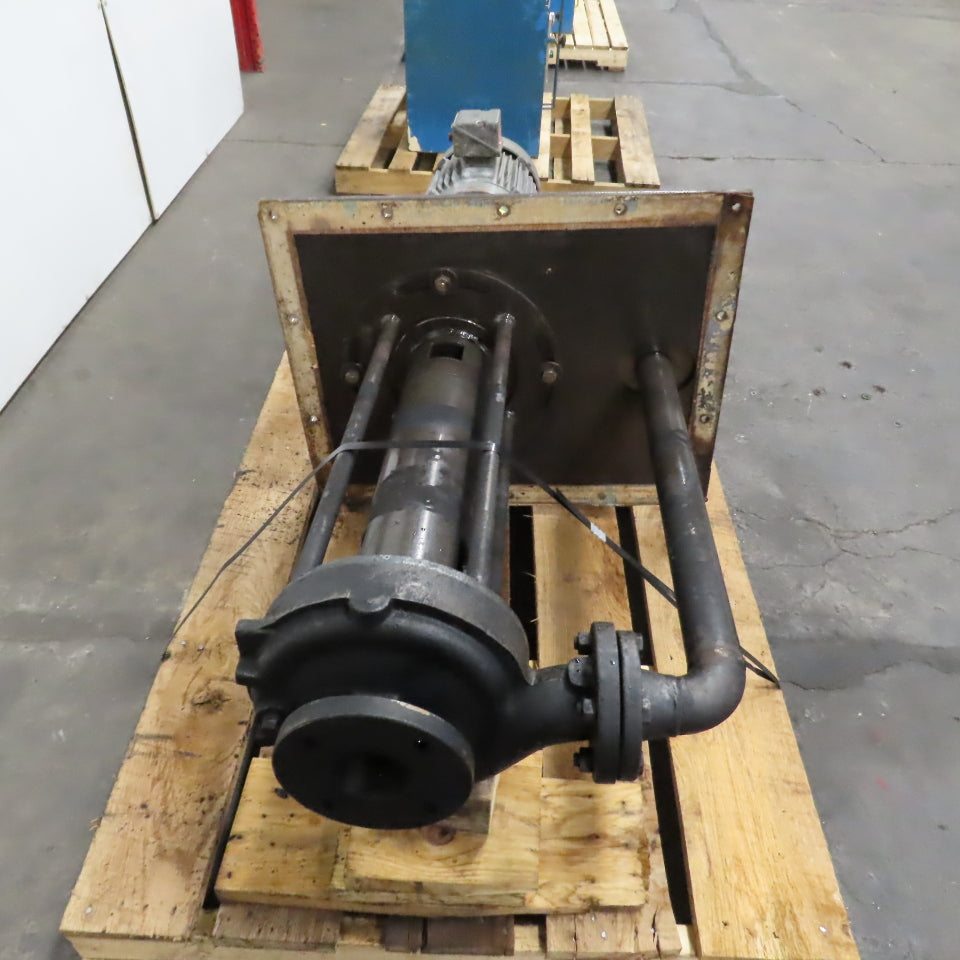 Gusher TCL2x3-8SEL-12-CDM-ADP Vertical End Suction Pump 460V 3PH 120GPM 50' Head