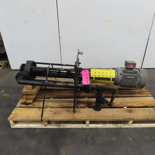 Gusher TCL2x3-8SEL-12-CDM-ADP Vertical End Suction Pump 460V 3PH 120GPM 50' Head