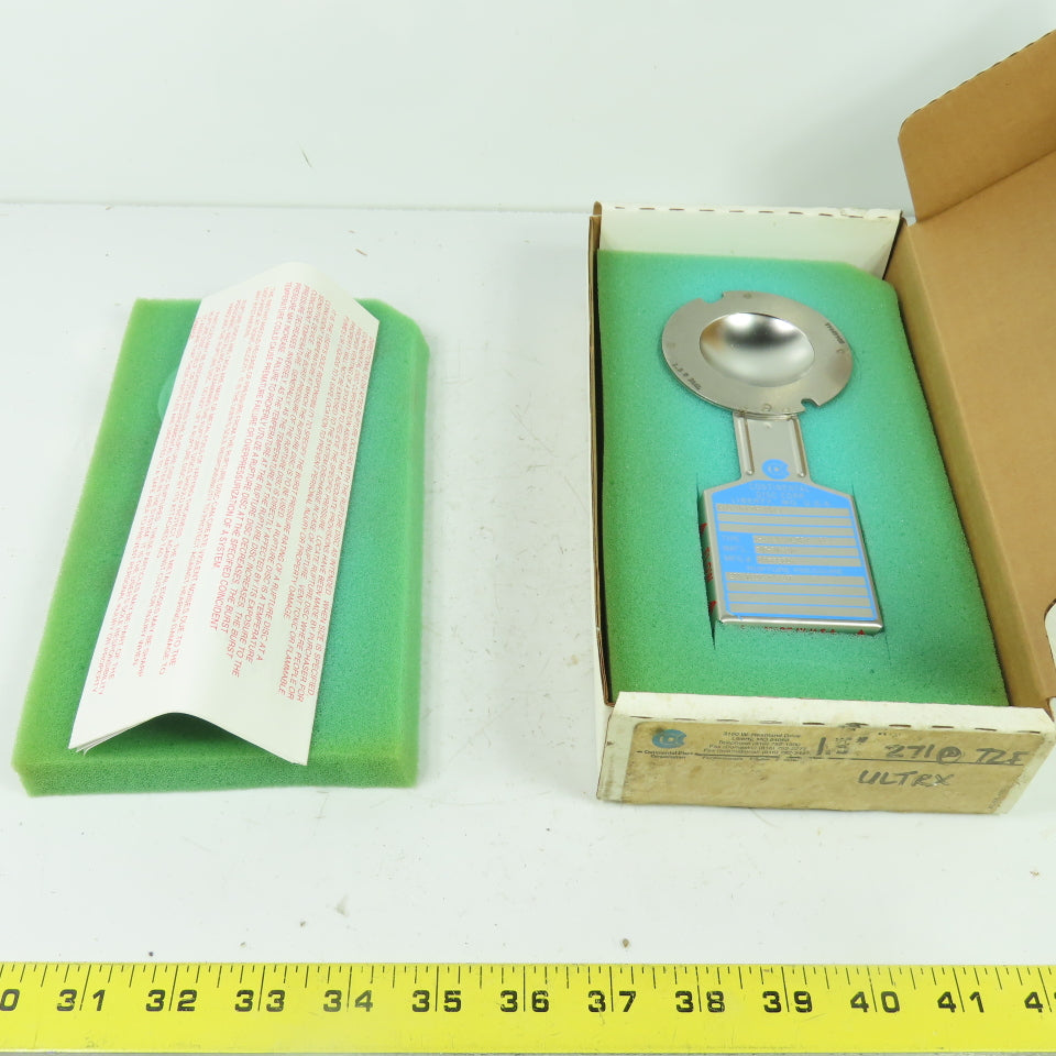 Continental Disk ULTRX (FS) 1-1/2" Rupture Disk 316-316-316 273 PSIG @ 72°F